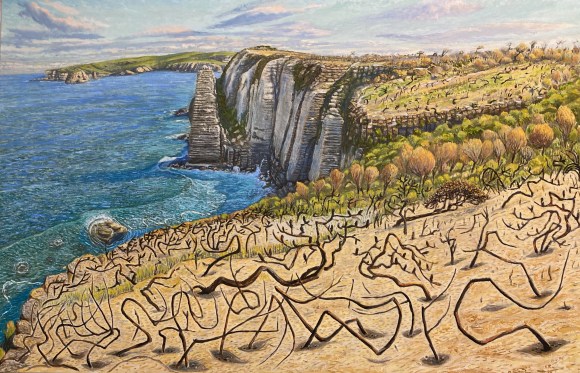 Cliff Life 118 x 85cm